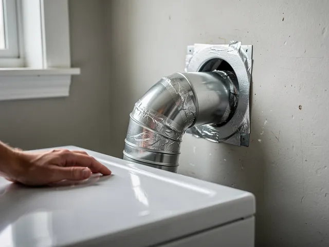 Country Club Dryer Vent Cleaning expert performing professional dryer vent repair and installation in Country Club