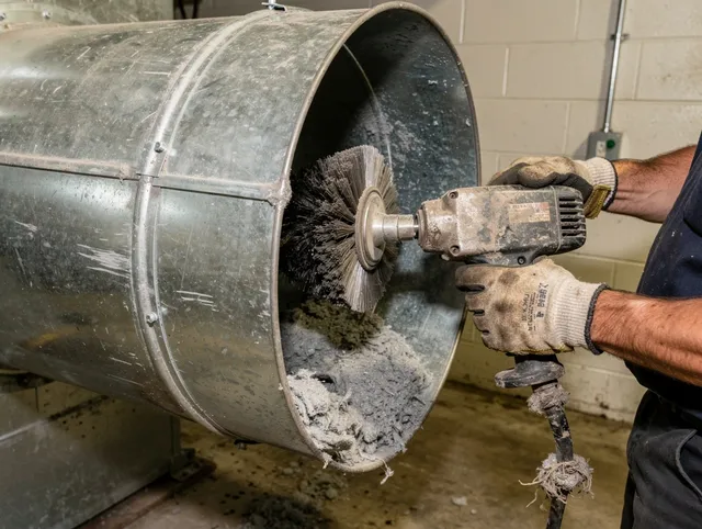 Industrial-grade dryer vent cleaning by Country Club Dryer Vent Cleaning in Country Club